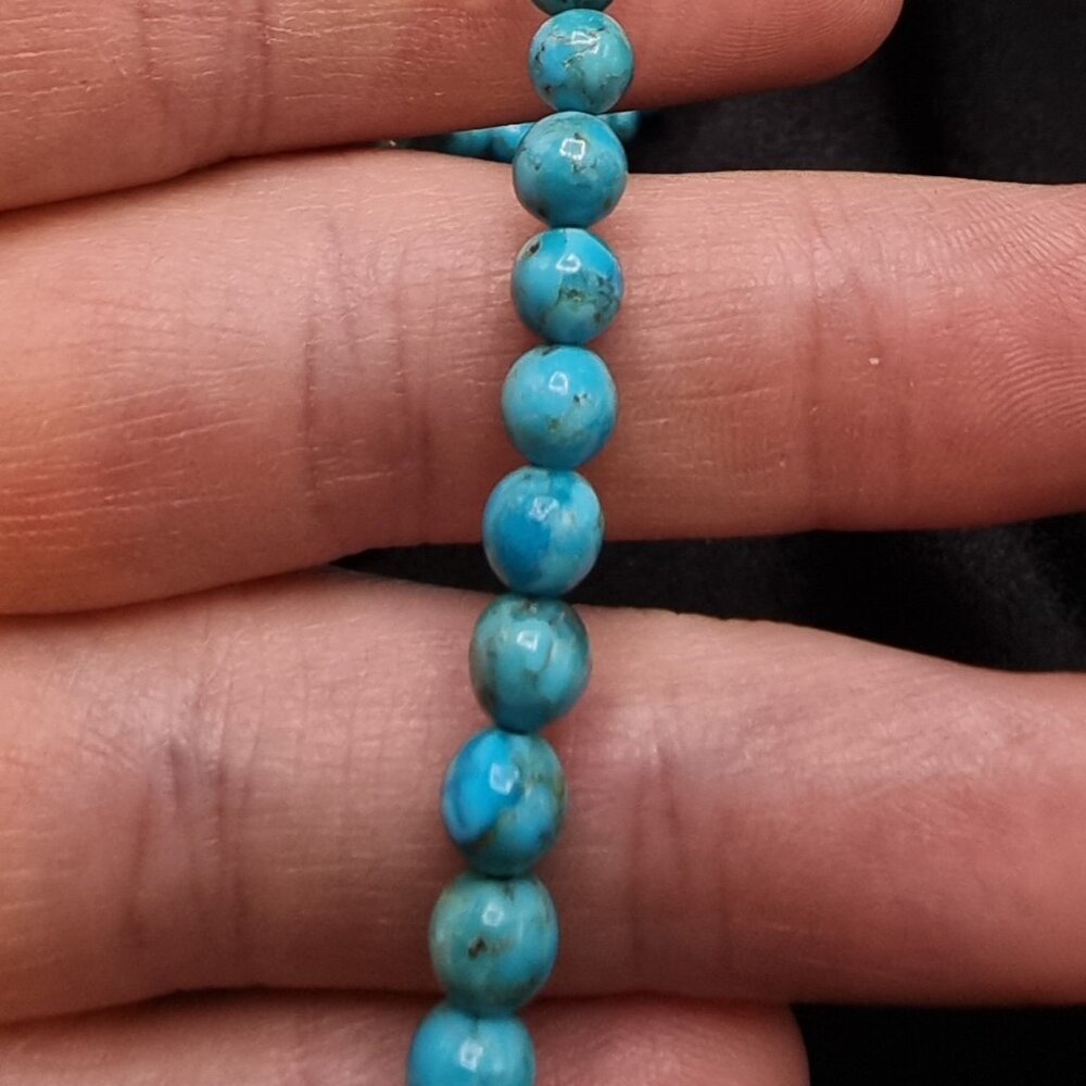 Jay King Mine Finds 925 Sterling Silver Turquoise Necklace With Heart-Shaped - Picture 5 of 5
